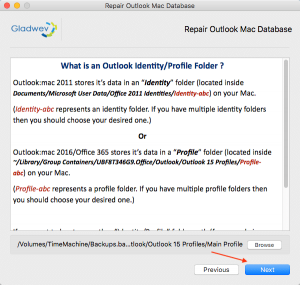 Outlook For Mac Repair Profile